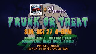 Frunk or Treat Pinball Garage 2024