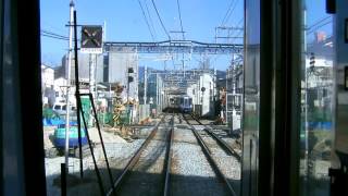 【2017/2/19】西鉄電車 特急3000系 大牟田行き 福岡(天神)→二日市 前面展望