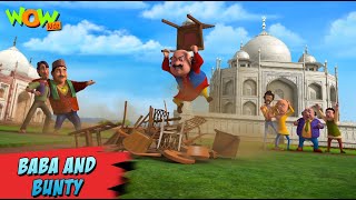 Motu Patlu New Episodes 2022 | Baba and Bunty | Funny Hindi Cartoon Kahani | Wow Kidz
