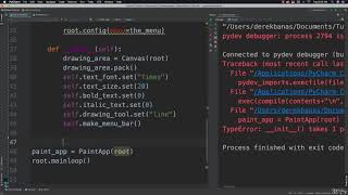 57 Python Tkinter Tutorial 10 Paint App