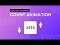 Count Up / Count Down Animation With Javascript