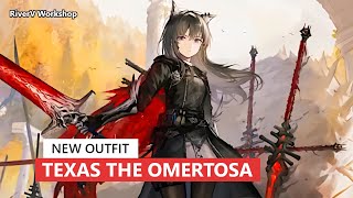 Texas the Omertosa New Skin | Arknights/明日方舟 血掟テキサスの新しいコーデ