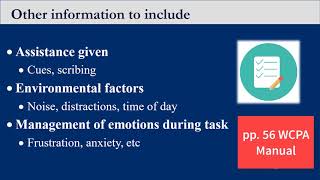 Weekly Calendar Planning Activity Part VI: Documentation and Interpretation