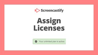 Assign licenses in the License Manager