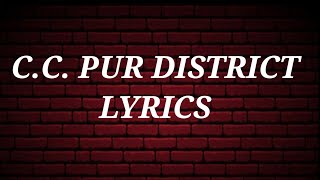 C.C.PUR DISTRICT LYRICS||Kuki love song||