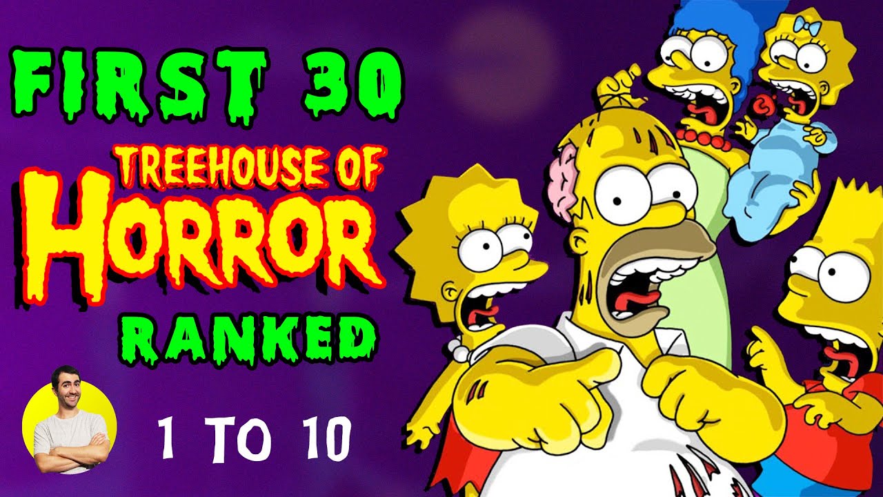 First 30 SIMPSONS TREEHOUSE OF HORROR Ranked Worst To Best (Episodes 1 ...