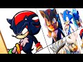 Drawing FNF Sonic VS Sonic The Hedgehog Movie 3 (Shadow, Sonic, Silver)