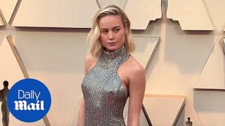 Brie Larson turns heads in chainmail gown at 2019 Oscars