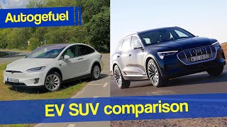 Electric SUV comparison! BMW iX3 vs Audi e-tron vs Mercedes EQC vs Tesla Model X