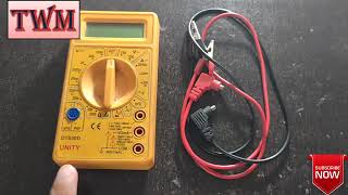 UNITY DIGITAL MULTIMETER MODEL NO:- DT830D TOTAL 7 SECTION DETAILS @MANISHCHANDRA1489