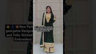 #New Party Wear : Heavy Faux georgette Designer  Look Top-Dupatta and Fully Stiched ....