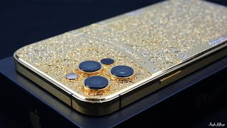 Building a Gold & Diamond iPhone 12 Pro Max - Most Luxurious iPhone Ever.