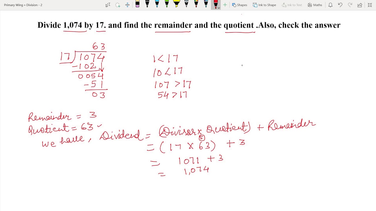 Division | Lecture-2 | Class 4 | Maths | C.B.S.E. Board - YouTube