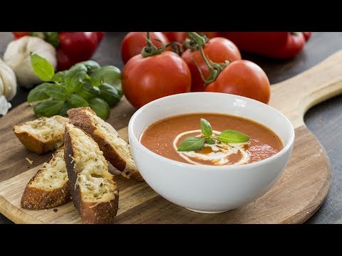 Roasted Tomato and Red Pepper Soup Recipe Roasted Tomato and Red Pepper Soup Recipe