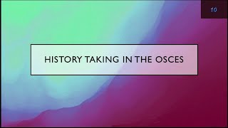 History Taking In The OSCEs | OSCE Guide | Medic 10