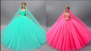 Elsa Doll Hair Transformation DIY Miniature Ideas for Barbie Wig, Dress, Faceup, And More!(2)