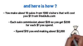 how to earn money with studads?