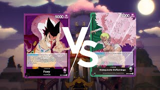 Purple Foxy vs. Purple Green Doflamingo // MinhootyTCG Locals TABLE 1