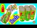 6 Pack Grossery Gang Sticky Soda Sets with Surprise Blind Bag with Hans & Barbie