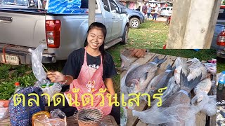 ตลาดนัดวันเสาร์ บ้านห้วยฝ้าย ตลาดนัดชาวบ้าน วันวิถีไทยลาว