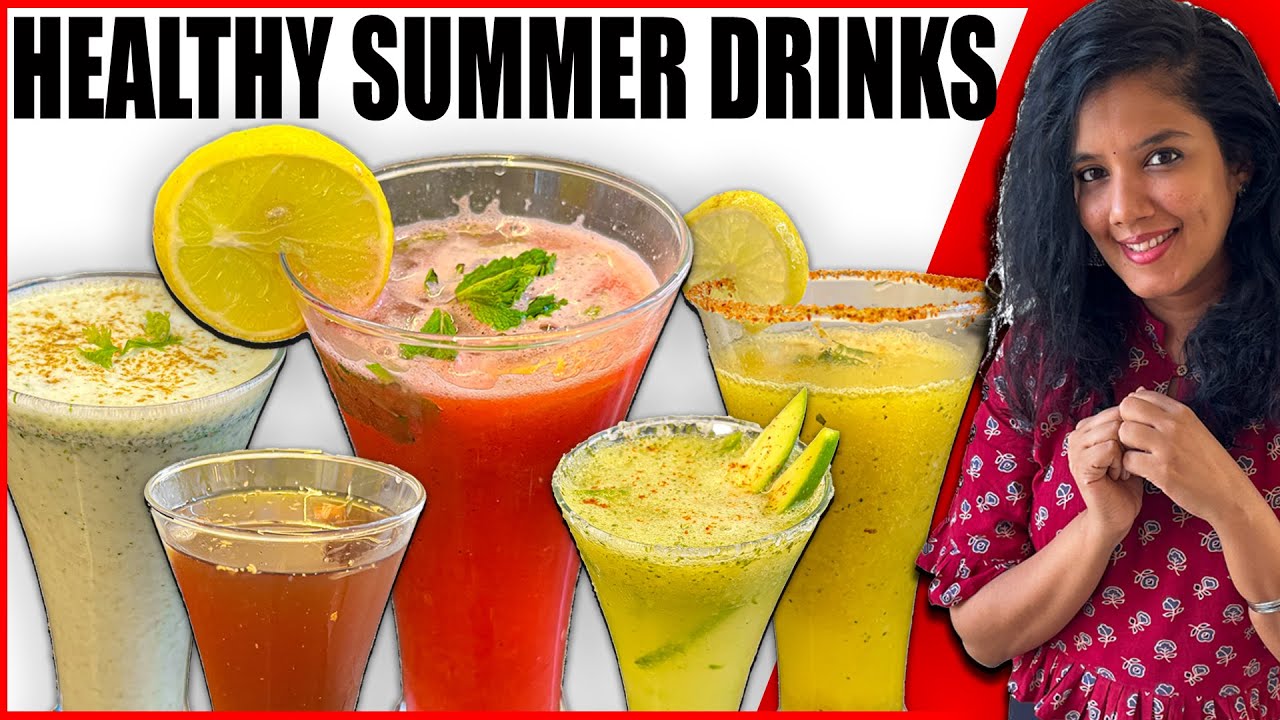 5 Healthy Summer Drinks Recipes Tamilrecipes Youtube