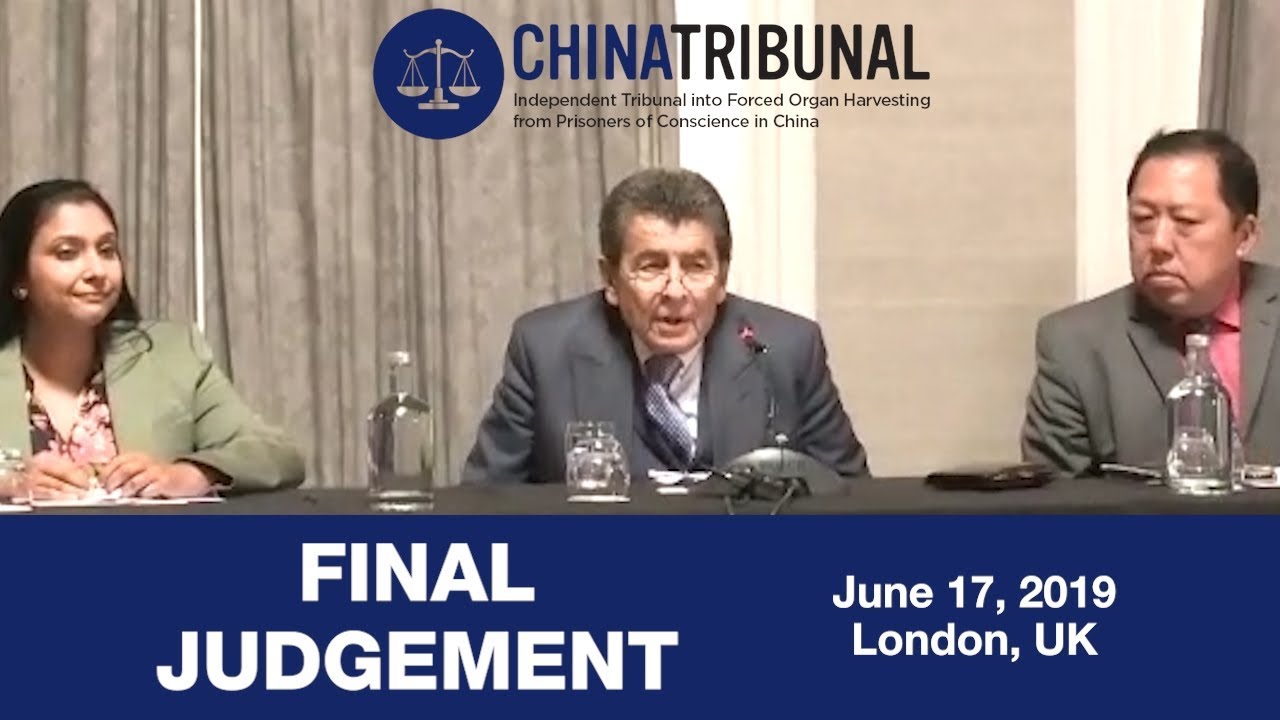 China Tribunal - Final Judgement - June 17th, 2019 (Full Verdict) - YouTube