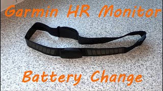 Changing the battery on a Garmin Dual Heart Rate Monitor