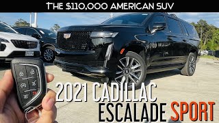 2021 Cadillac Escalade ESV SPORT: Start up & Review