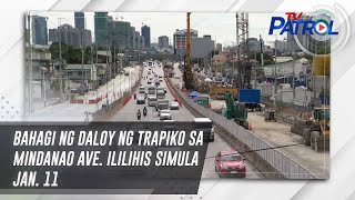 Bahagi ng daloy ng trapiko sa Mindanao Ave. ililihis simula Jan. 11 | TV Patrol