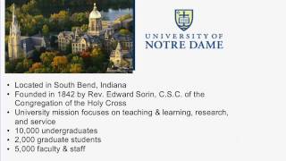 University of Notre Dame on Google Apps Education Edition