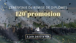 Remise des diplômes de 5e secondaire