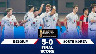 Belgium 5-0 South Korea FIH Hockey world cup 2023 india | HWC2023