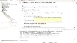 Profile Form - Developing Scalable Apps with Java