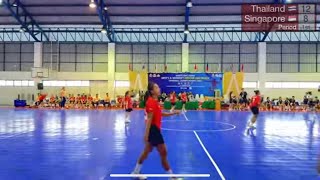 🇹🇭 Thailand 26 - 16 Singapore 🇸🇬 | 👩‍🦳 | 🤾‍♀️ SEAHAF Handball Championship 2025 : Women Semi-final