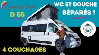 SALLE D'EAU INÉDITE ! Présentation Fourgon DREAMER D55 UP Collection 2024 *Instant Camping-Car*