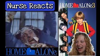 Nurse reacts to home alone 3 injuryes