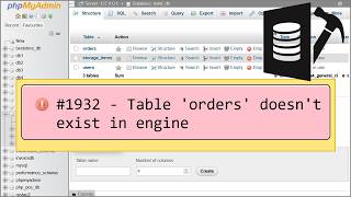 Recover MySQL Database with Inaccessible tables | Fix Error #1932 Table doesn't exist in engine