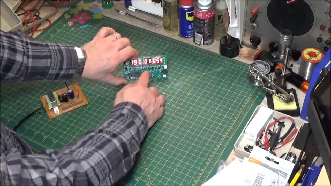 Digital Diy Clock Kit Youtube