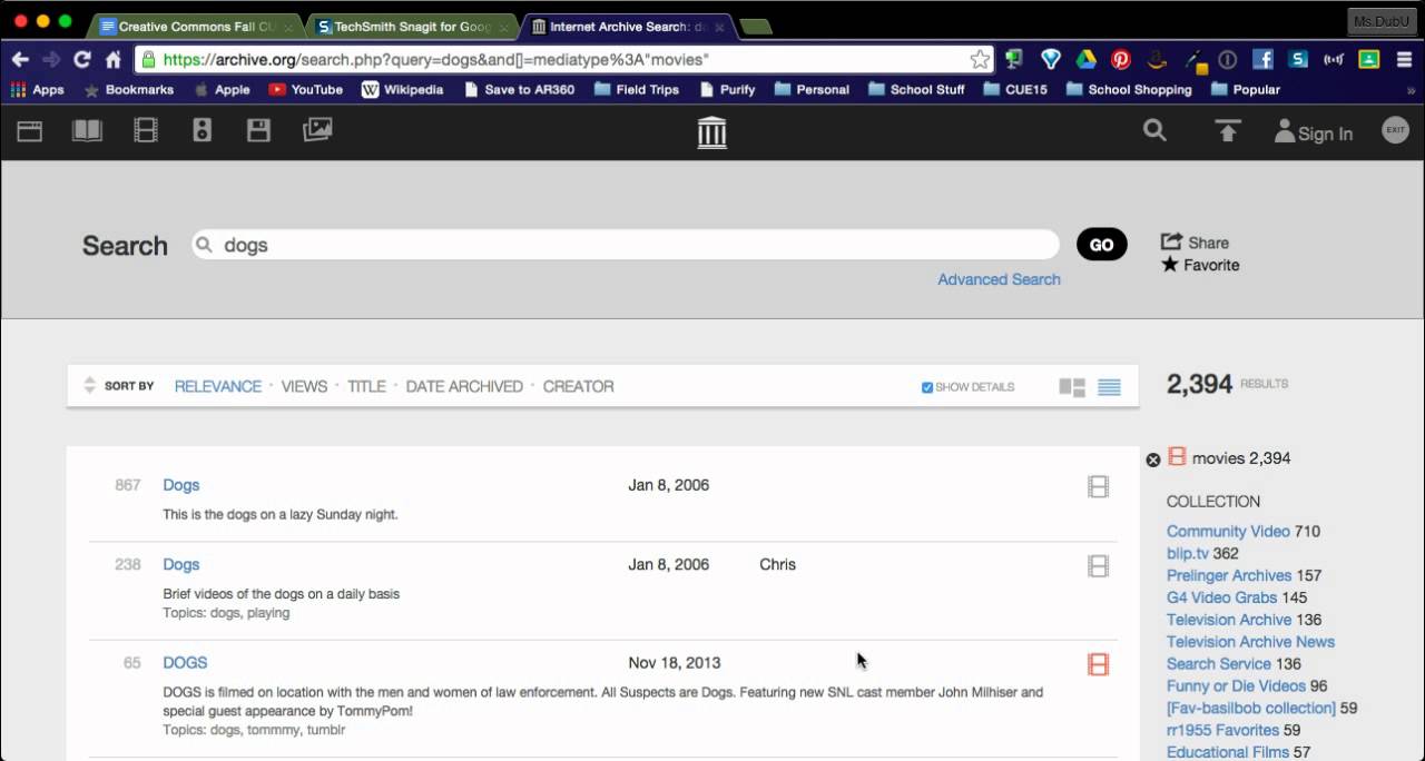 Archive Creative Commons Youtube