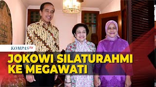 Momen Hangat Silaturahmi Presiden Jokowi ke Rumah Megawati