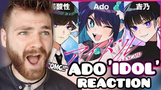 Reacting to ADO x YOASOBI "IDOL" | Oshi No Ko Opening | COVER | ANIME REACTION