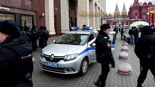 Russian Police cars Responding Compilation