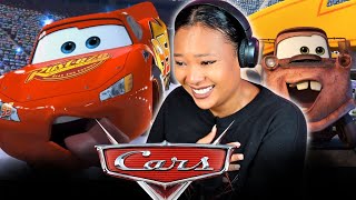 HOW DID A CAR MAKE ME CRY?!?!?! CARS MOVIE REACTION | FIRST TIME WATCHING