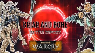 *NEW* WARCRY | Briar & Bone Battle Report | Teratic Cohort VS Twistweald