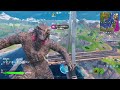 最強の耐久値で空を飛ぶゴジラが強すぎたwww【fortnite：フォートナイト】