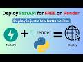How to Deploy FastAPI Apps on Render Full Tutorial - Free and Easy