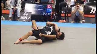 Solid Kid's NO Gi BJJ Match From The Philippines DLR Sweep And Good Control