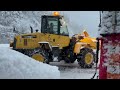 【田舎暮らし】朝の除雪！除雪車登場！2025.1.30