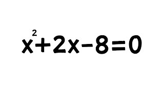 Solve Quadratic Equations by Factoring x^2+2x-8=0