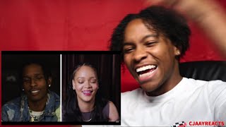 A$AP Rocky Answers 18 Questions From Rihanna | GQ | CJAAYREACTS REACTION!!!
